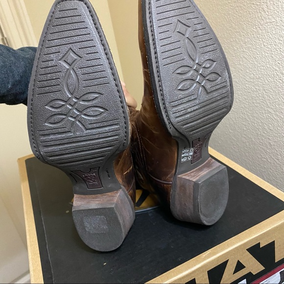 ARIAT “Alabama” chocolate brown cowboy boots - Picture 3 of 7